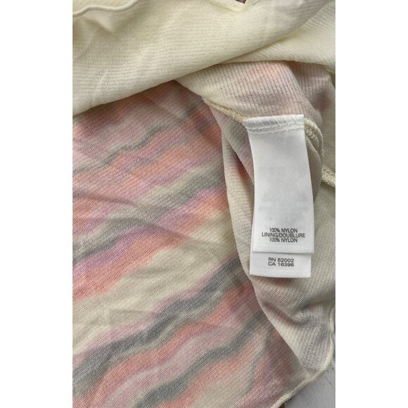 Liz Claiborne XL Multicolor V-Neck Long Sleeve Top Y2k - Picture 4 of 5